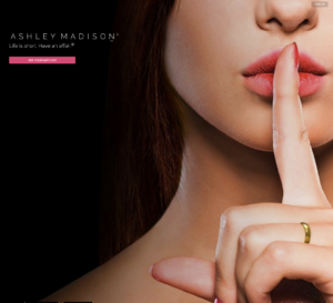 Ashley Madison website